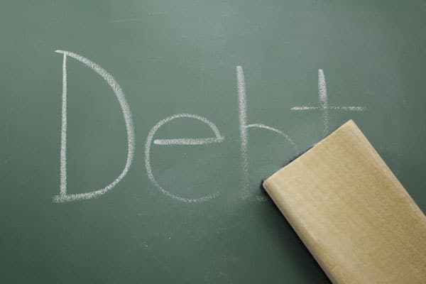 erase debt